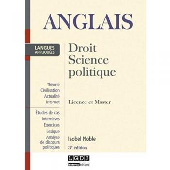 Anglais appliqué : Droit, Science politique, Licence et Master