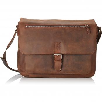 Sac bandoulière marron Leonhard Heyden 7653-003