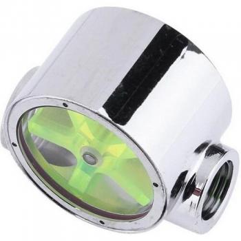 Copper Chromed Water Flow Meter G1/4