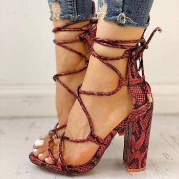 Sandalia De Verano con Cordones Cruzados
