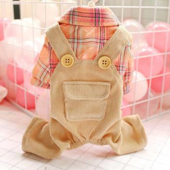Vestido de Estudiante para Mascotas Pequeñas en Rosa