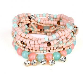 Conjunto de Bisutería Bohemia con Borlas