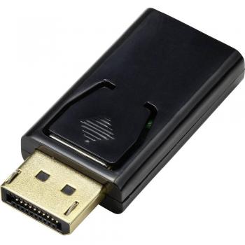 Adaptateur Renkforce RF-4746622, HDMI / DisplayPort, 1x DisplayPort mâle, 1x HDMI femelle (noir)