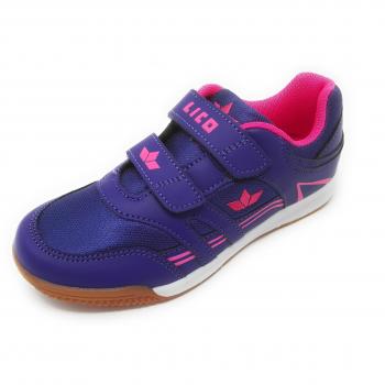 Lico V Indoor‑Sports Sneaker für Mädchen – Pink/Lila, EU 34