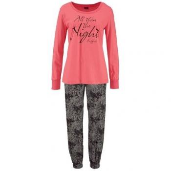 Buffalo Pyjama-Set (2 tlg.) mit gemusterter Hose und Taschen