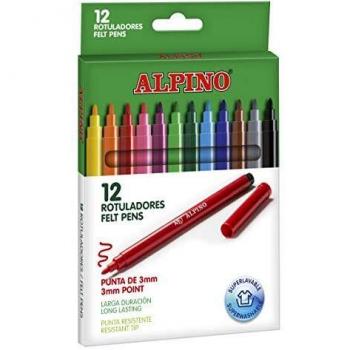 Rotuladores Alpino Grueso Standard Caja 12