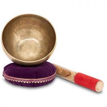 Bol chantant XDrum Omshanti fait main 13 cm