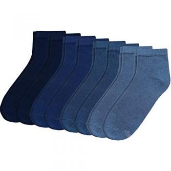 S.Oliver Unisexe 8 Chaussettes Bleu Pack