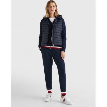 Chaleco Tommy Hilfiger para mujer con capucha y forro de teddy