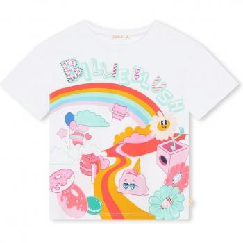 Billie Blush T‑shirt ample clouté, fille, blanc, Kids Around 12A