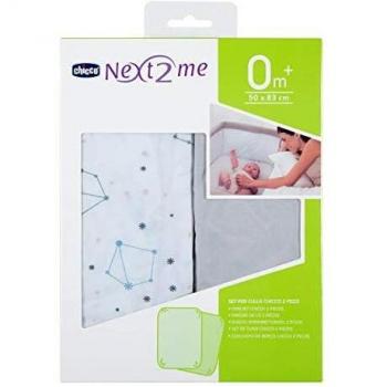 Set di Fogli Montati Chicco Next2Me Lenzuola Culla