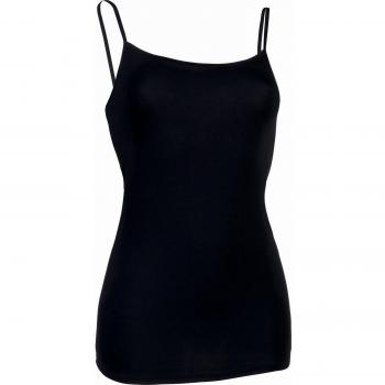 Schiesser Spaghettitop (2 Stück) für Damen, Schwarz, 46