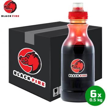 Pack de 6 Goudron de hêtre Black Fire 0,5L