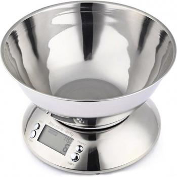 Báscula de cocina electrónica con tazón 5kg/1g