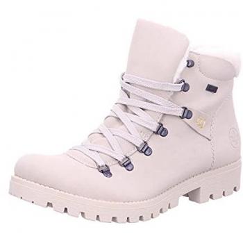 Botte Femme Synthétique RIEKER 78535 Talon Plat Confortable