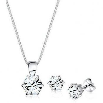 Set de Joyas Elli en Plata 925 con Cristales