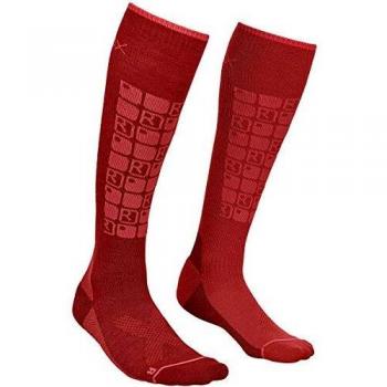 Ortovox Damen Compression Ski Socks – Dark Blood, 35/36/37/38