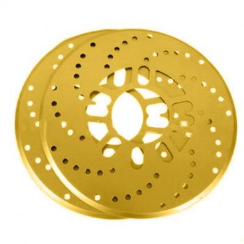2pcs Set Aluminum Rear Drum Brake Cover for 26cm Auto Wheels