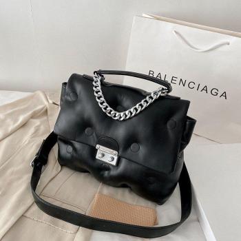 Bolso de hombro negro para mujer