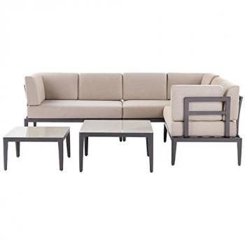 BELIANI Gartenmöbel Set für 6 Personen