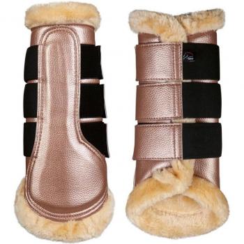 Comfort Elite Fur Shield Boots (Rose Gold) – XL