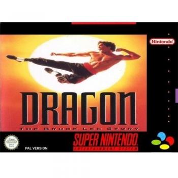 DRAGON LA HISTORIA DE BRUCE LEE DE VIRGIN PARA LA SUPER NINTENDO USADO COMPLETO