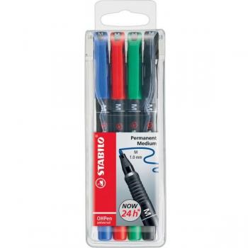 Pennarello OHPen 843 4 Colori Astuccio