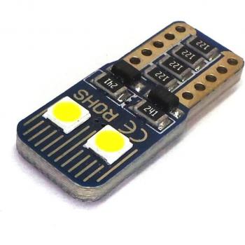 6 Bombillas LED T10 W5W 12V-18V 3W CANBUS 320lm para Vehículos Off-Road