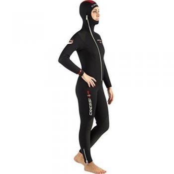 Cressi Traje de Neopreno Diver 5mm para Mujer, Negro