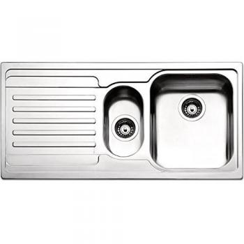 Lavello da incasso Apell 100X50 cm 2 Vasche con Gocciolatoio