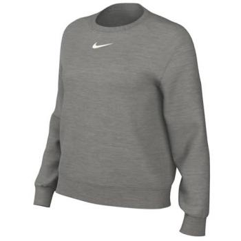 Nike Women's Phoenix Fleece Crew Sweatshirt Dark Grey Small