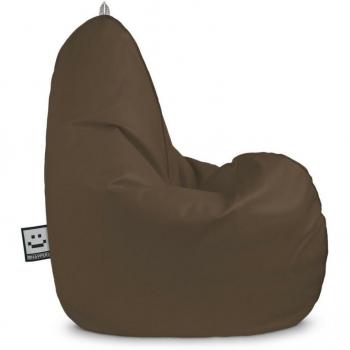 Puff Pera Relax Polipiel Marrón Happers XL – Alta resistencia y estilo elegante