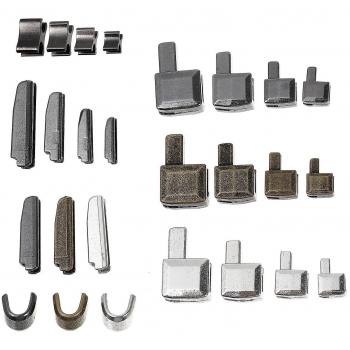 Kit de Réparation de Zipper avec Têtes Métalliques