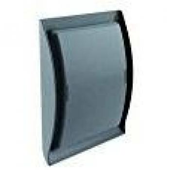 Grille de ventilation NEOLIA D.125 en Inox brossé