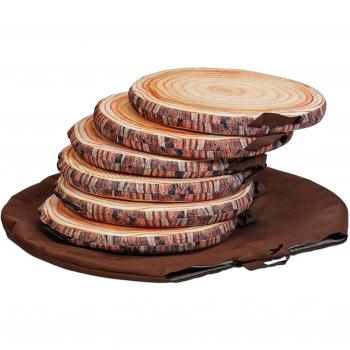 Millhouse Soft Log Seat Pads for Children – 6‑Pack Bundle
