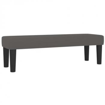 Banc Synthétique Gris 100 cm