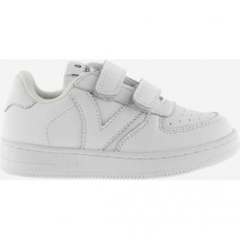 Scarpe sportive bianche per bambini Victoria con velcro vegan modello Tempo 1124103