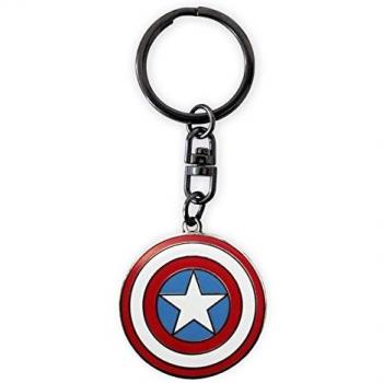 Marvel ABYKEY165 Schlüsselanhänger – Captain America – Abysse Corp Style