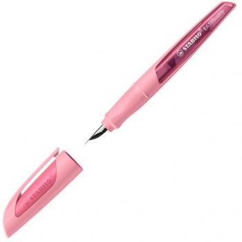 Schulfüller STABILO® EASYbuddy Pastel mit Standard-Feder M in rosiges rouge