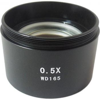 Lentille Barlow 0.5X avec montage M48mm pour microscope stéréo