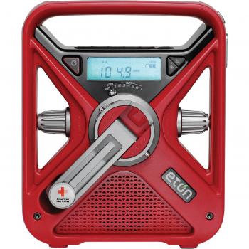 Eton American Red Cross FRX3+ Portable AM/FM Weather Alert Radio with Flashlight, Multi-Powered