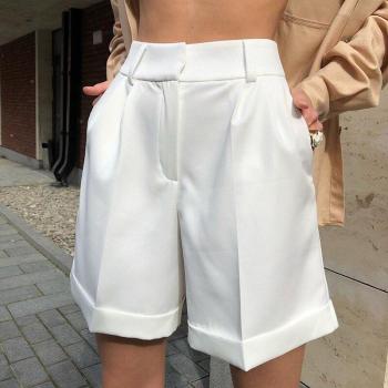 ZHYMIHRET Sommerliche Elegante Damenbermuda