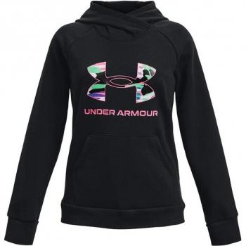 Capucha Niño Under Armour Rival Big Logo Negra
