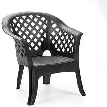 Progarden sillón resina Lario antracita