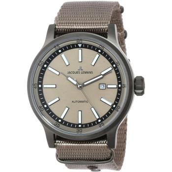 Jacques Lemans Herrenzeitmesser Analog Automat Nylon 1‑1723F