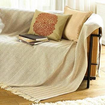 Beige Como Throw