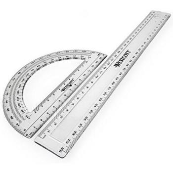 Juego de reglas y útiles de matemáticas Westcott