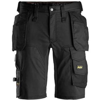 Snickers AllroundWork Stretch Shorts with Holster Pockets in Navy Blue