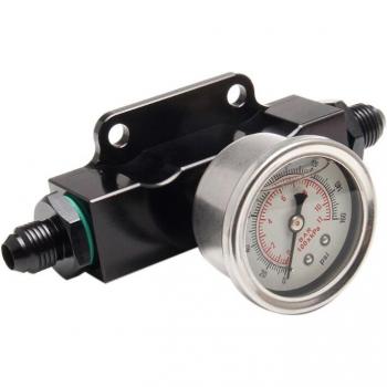 Aluminium Kraftstofffilter Inline 6 Motorleistung schwarz