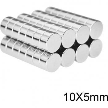 10mm x 5mm Round Neodymium Magnets